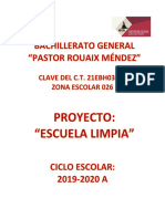 Proyecto Escuela Limpia