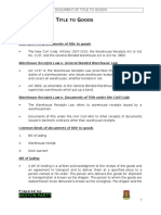 Warehouse Receipts Law PDF