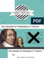 The Development of Probability Theory