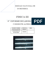 Informe de Laboratorio Corriente Alterna