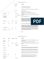 X X X X: Statistic Symbol Population Sample Description