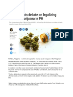 Marijuana Debate