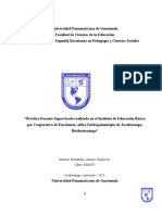 Informe de Práctica Docente Rigo