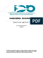 INGENIERÍA ECONÓMICA Ejercicios Capiulo2