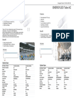 Energyled Tube Ac INILED Tube T-Max Series: Features Features