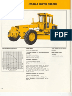 Jd570-A Motorgrader: Engine Performance Add Versatility With