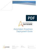 Automation Anywhere - Deployment Best Practices