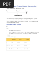 Simple Present (Present Simple) - Introduction