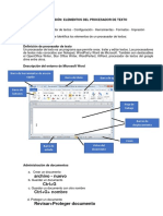 Elementos Del Procesador de Texto