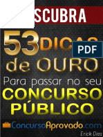 53 Dicas de Ouro para Você Passar No Seu Concurso Aprovado