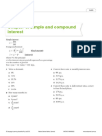 Simple and Compound Interest