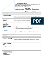 Instructional Planning: I. Objectives