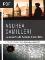 Andrea Camilleri La Muerte de Amalia Sacerdote