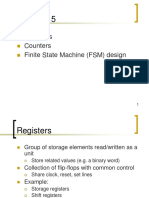 Registers Counters Finite State Machine (FSM) Design