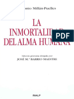 La Inmortalidad Del Alma Humana - Antonio Millán-Puelles