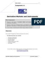 Derivative Markets and Instruments: Module # 6