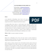 Legislação de Empresas Moçambicanas