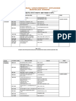 Timetable 