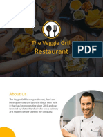 Food Startup Pitch Deck With Animation