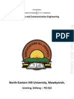 North-Eastern Hill University, Mawkynroh,: Electronics and Communication Engineering