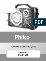 Manual Caixa de Som Philco