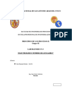 Electrolisis y Numero de Avogadro