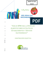 "G BPM O A L G E S G ": Uía de para La Ferta de Limentos Ibres de Luten en Stablecimientos Y Ervicios Astronómicos