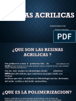 Resinas Acrilicas