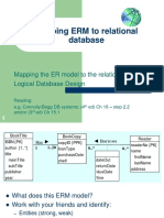 3.1 Mapping ERM To Relational Model