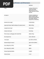 Robinson R22 Specification and Dimensions For Familiarization