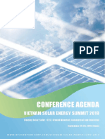 Conference Agenda Vietnam Solar Energy Summit