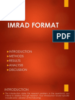 Imrad Format