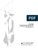 Cynergy Cynosure Dermatology Laser - User Manual