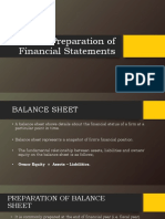 Preparation of Financial Statements