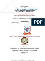 Evaporative Cooling System