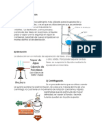 Metodos de Separacion de Mezclas