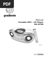 Manual de Serviço Gradiente BX-M700