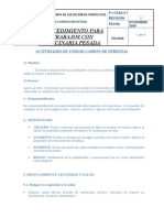 Procedimiento Operativo Camion de Personal