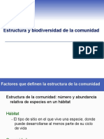 Ecología-Estructura y Biodiversidad de La Comunidad