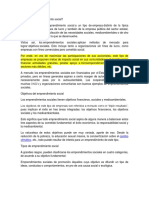 Que Es Empredimiento Social y Empresarial