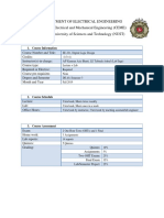 Study Plan EE-221 Digital Logic Design