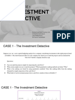 Financial Management - Group 3 - Week 8 - The Investment Detective & Fonderia