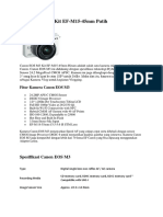 Canon EOS M3 Kit EF-M15-45mm Putih