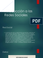 Introducción A Las Redes Sociales