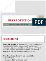 Fire Protection: Presentation by Vikram Singh