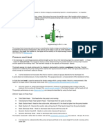 Pressure and Head: Bernoulli Equation