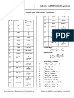 Calculus and Differential Equations PDF