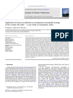 Application of Cleaner Production As An Important Sustainable Strategy in The Ceramic Tile Plant e A Case Study in Guangzhou, China (Huang-China-2013)