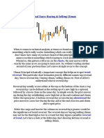 Reversal Days: Buying & Selling Climax: Charts