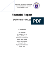 Financial Report: (Kabuhayan Group)